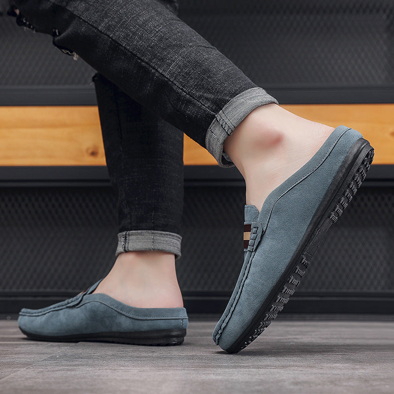 Men's Open-Heel Slip-On Loafers