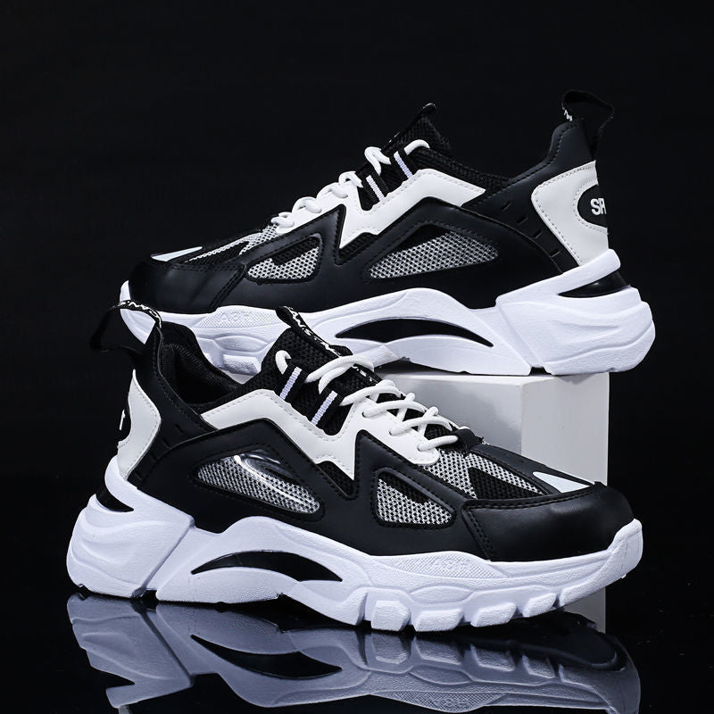 Men's Sculpted Sole Mesh Sneakers