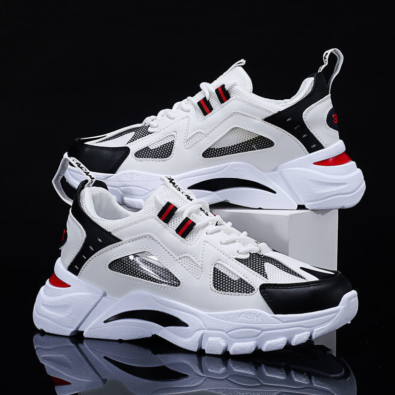 Men's Sculpted Sole Mesh Sneakers