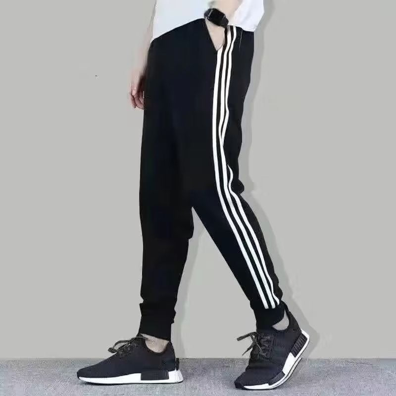 Men's Stripe Panel Zip Jacket and Jogger Tracksuit