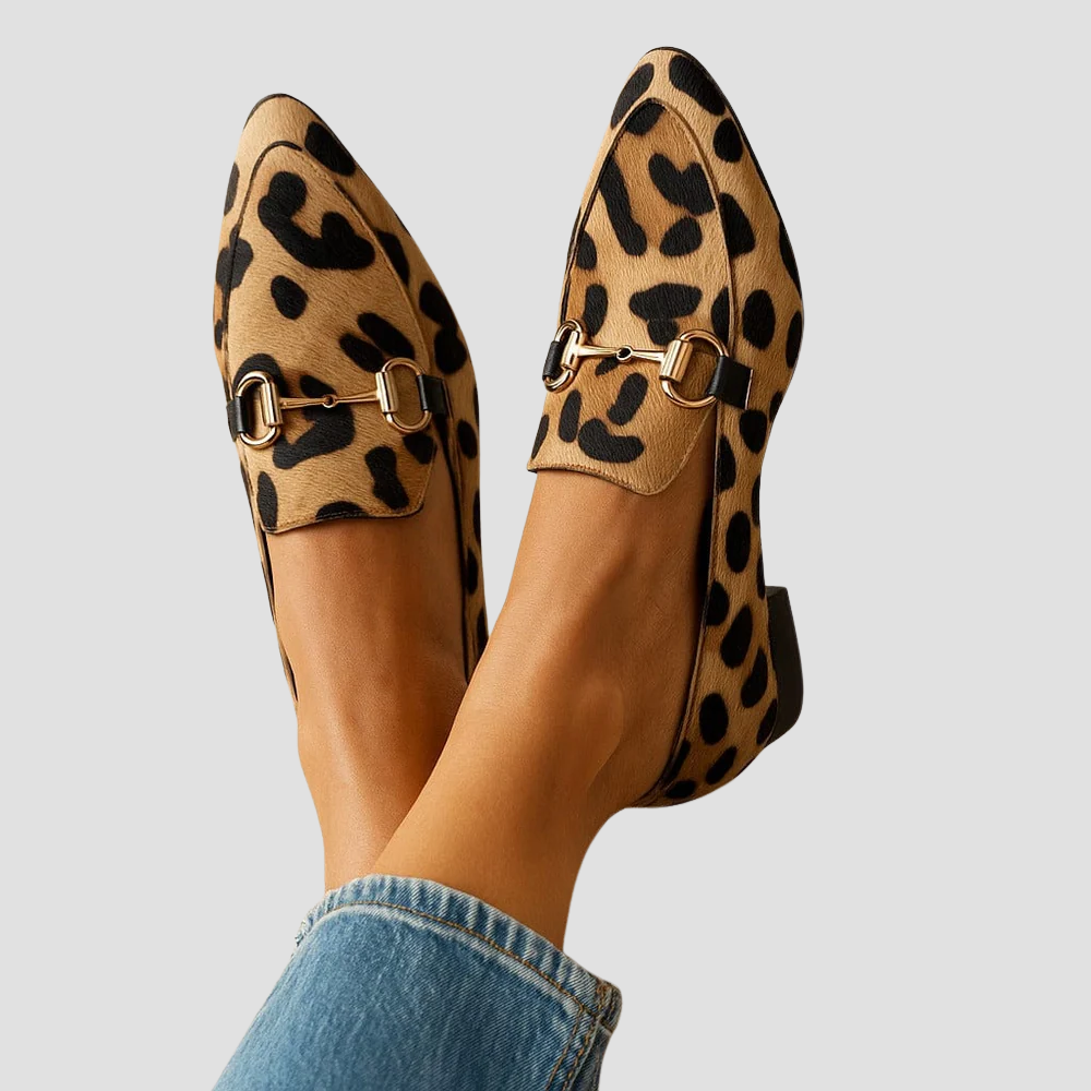 Women's Animal Print Orthopedic Loafers