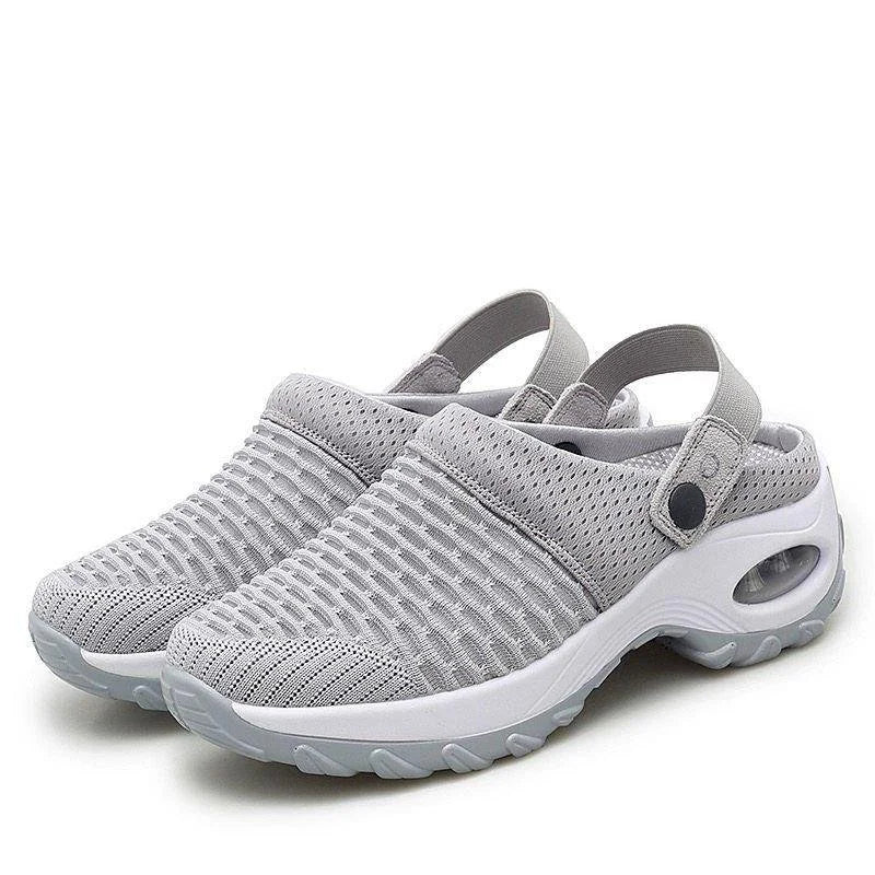 Women's Orthopedic Air Cushion Walking Shoes - Gray