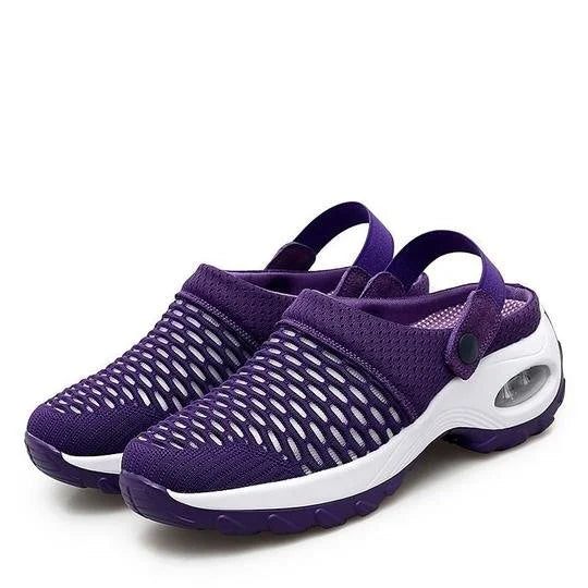 Women's Orthopedic Air Cushion Walking Shoes - Purple