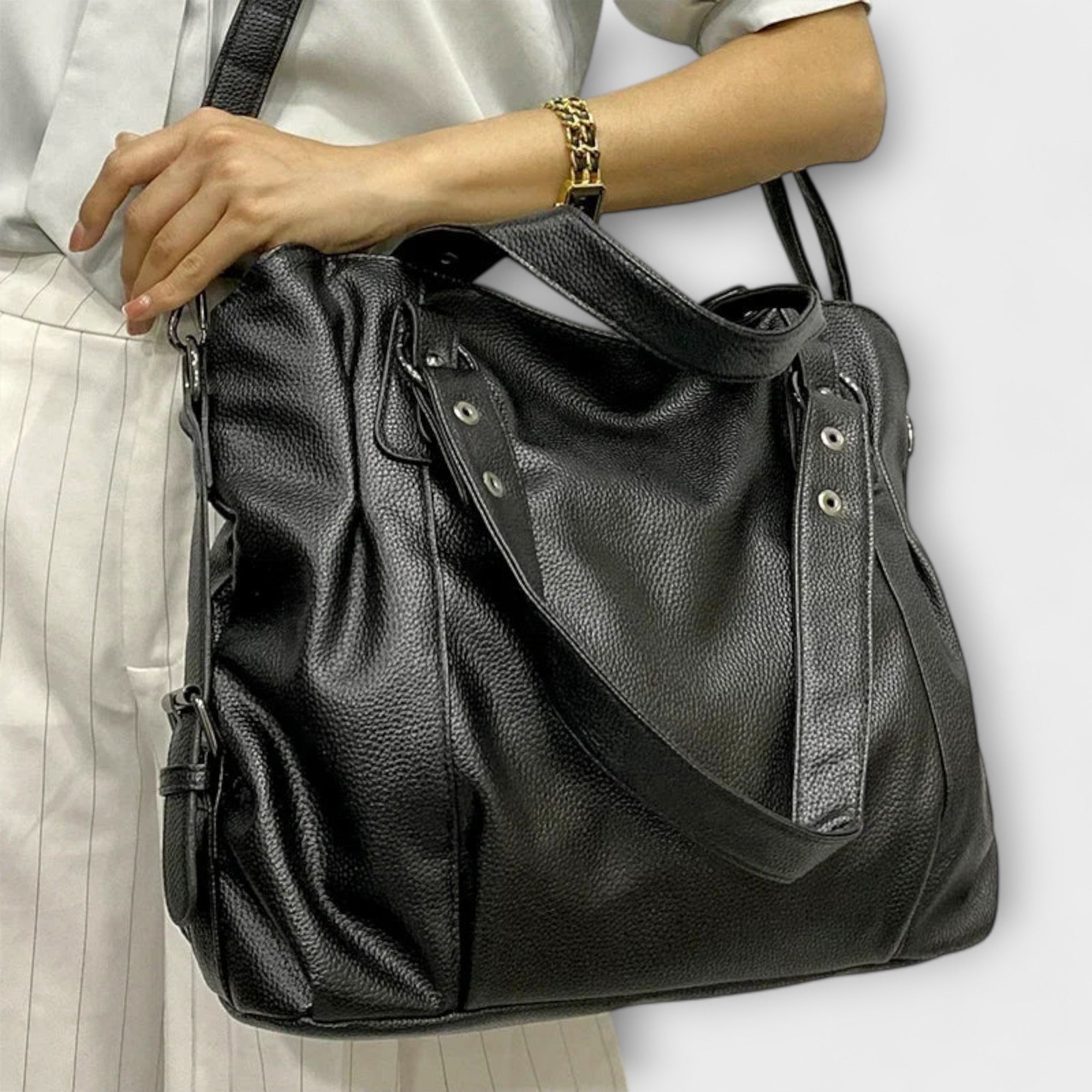 Women's Hobo Shoulder Bag - Large Slouchy Handbag Purse for Everyday