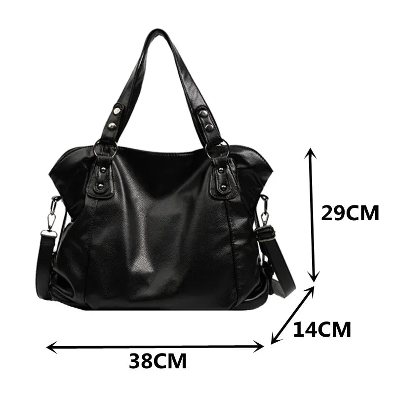 Women's Hobo Shoulder Bag - Large Slouchy Handbag Purse for Everyday