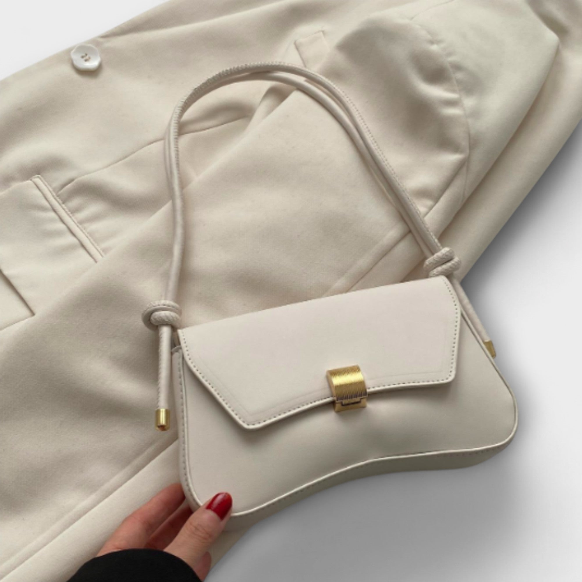 Women's Crossbody Saddle Bag - Small Shoulder Handbag Flap Purse