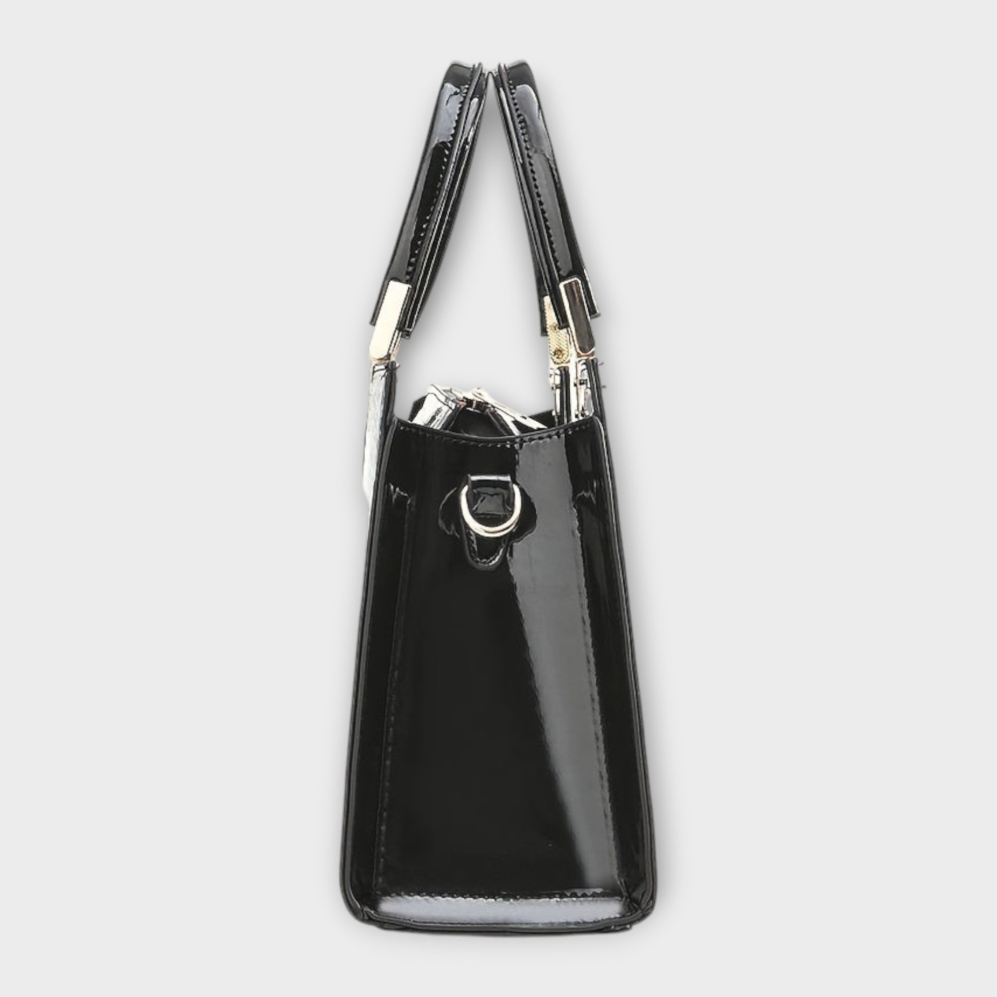 Women's Structured Top Handle Handbag - Shoulder Purse Bag for Work