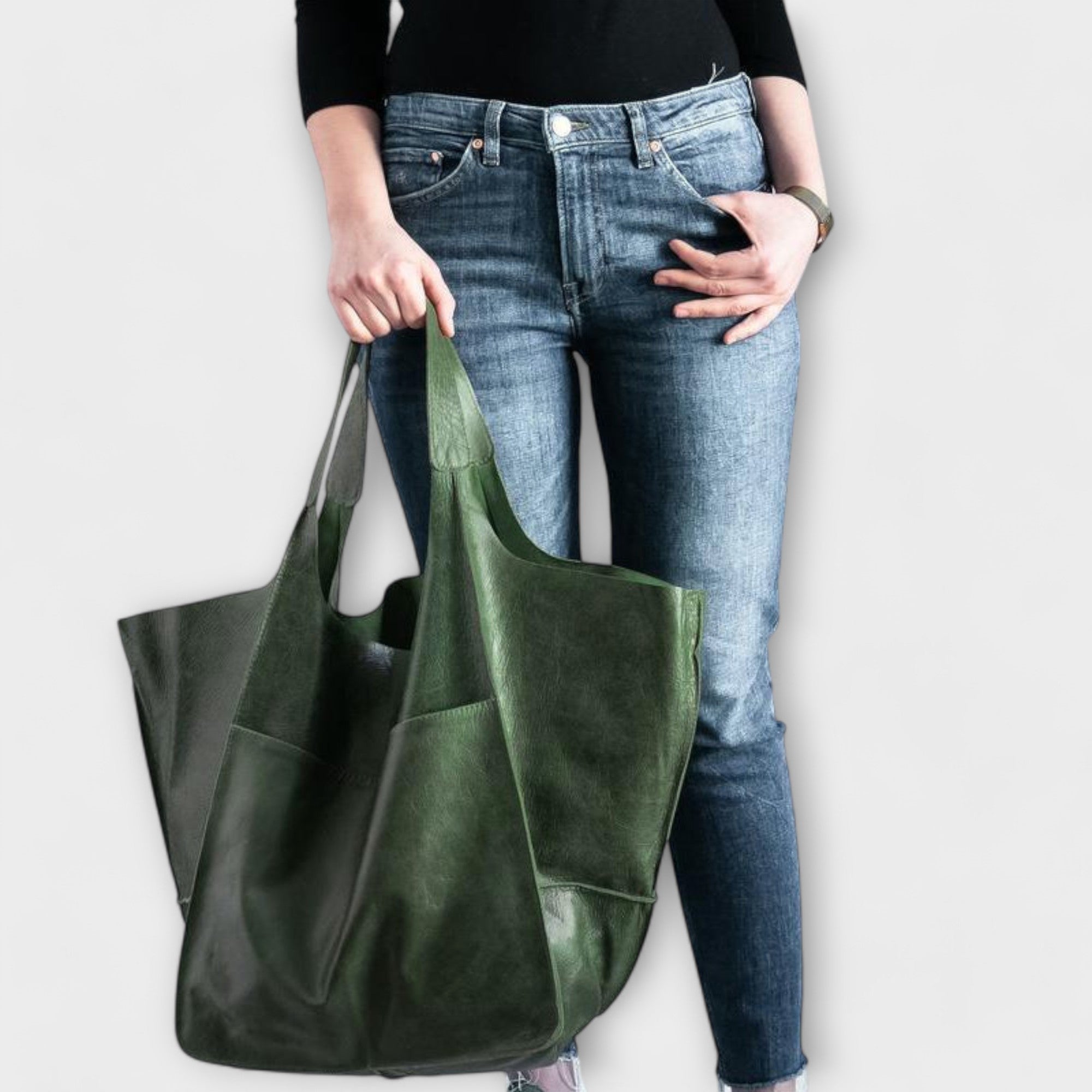 Women's Large Shoulder Bag - Casual Everyday Handbag for Summer
