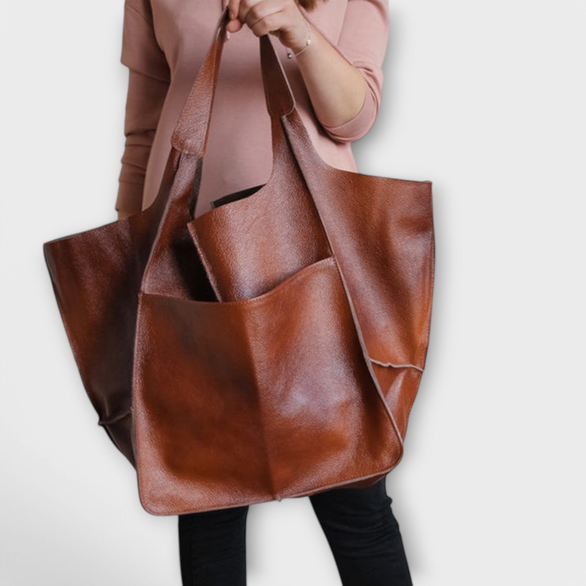 Women's Large Shoulder Bag - Casual Everyday Handbag for Summer