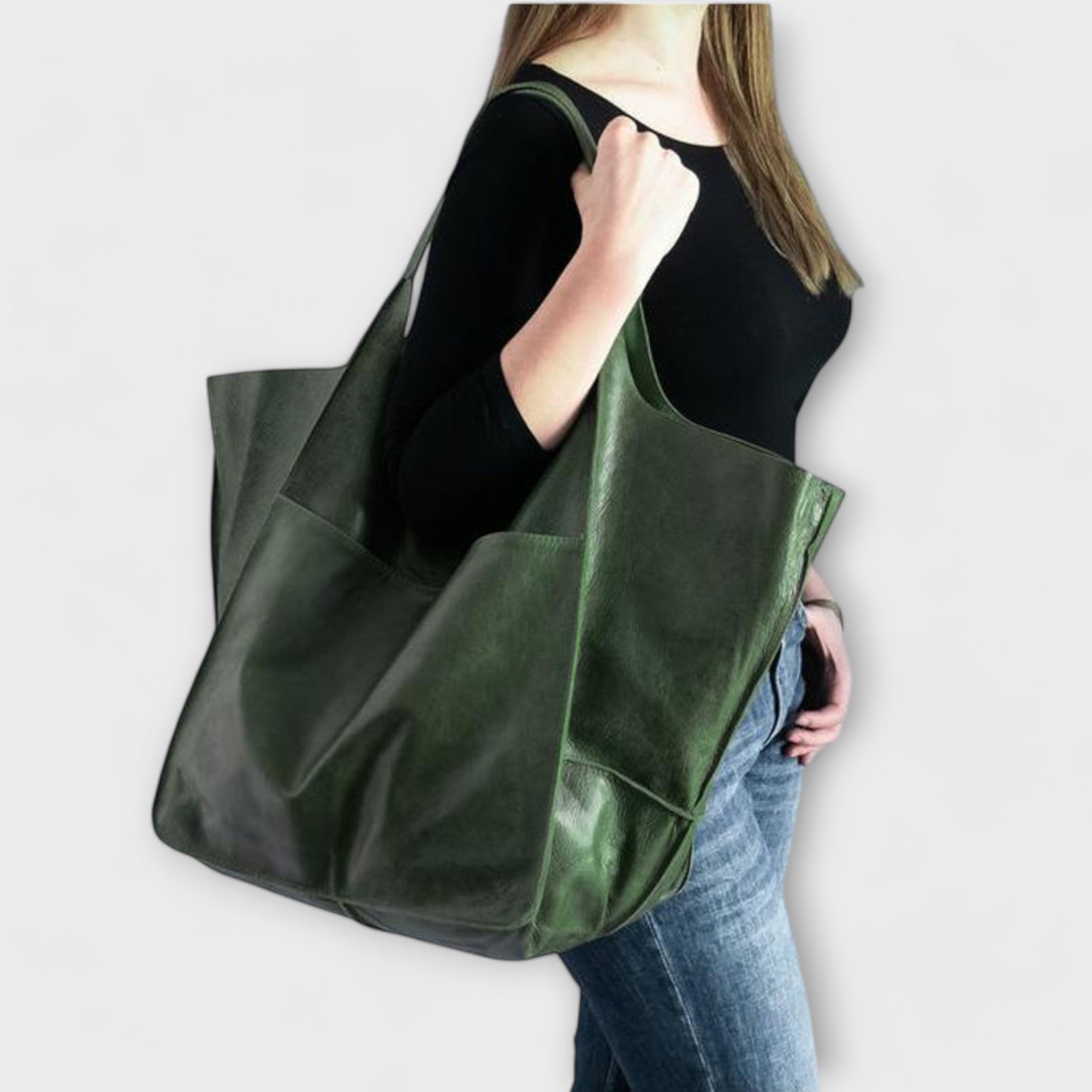 Women's Large Shoulder Bag - Casual Everyday Handbag for Summer