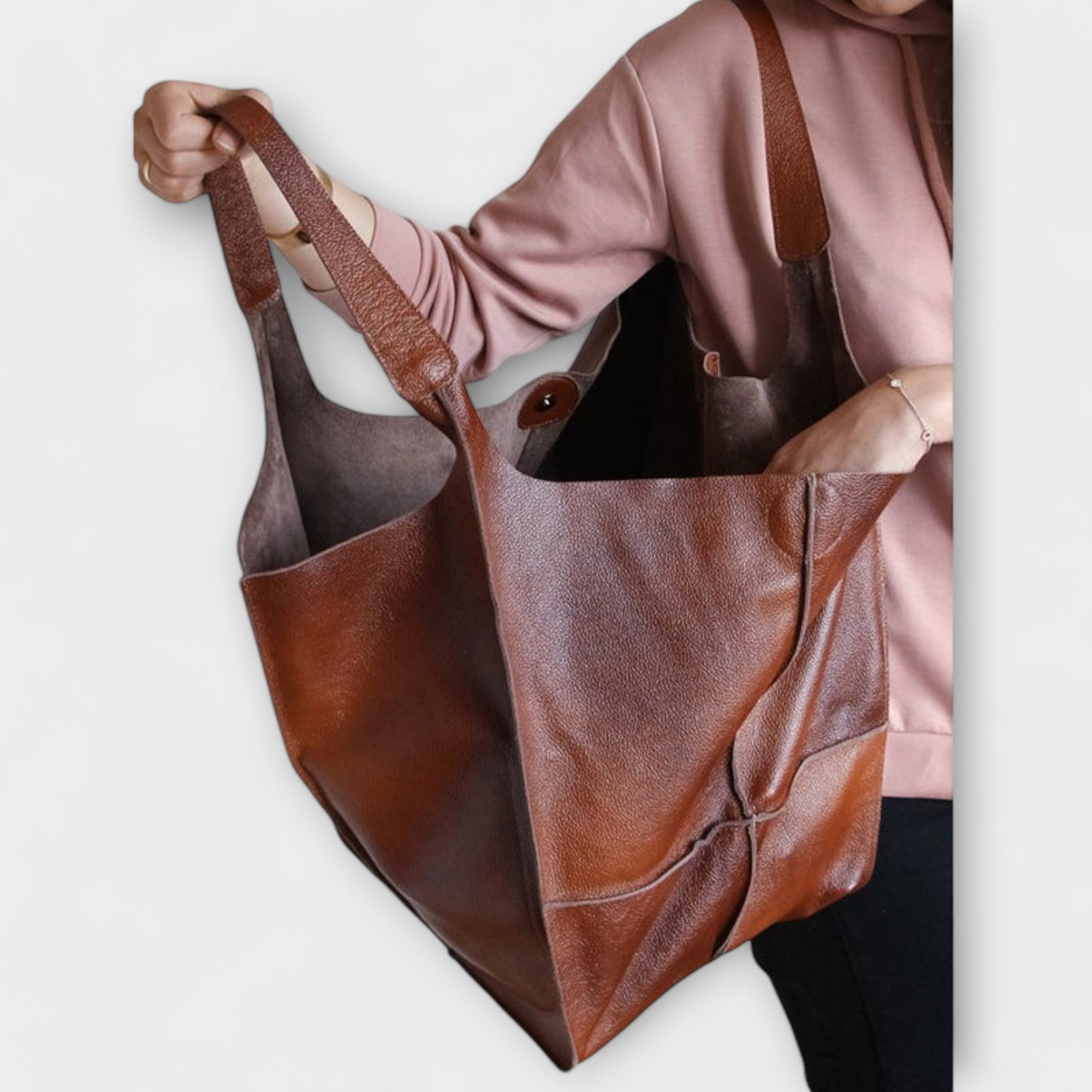 Women's Large Shoulder Bag - Casual Everyday Handbag for Summer