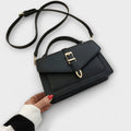Women's Structured Shoulder Bag - Elegant Handbag for Summer