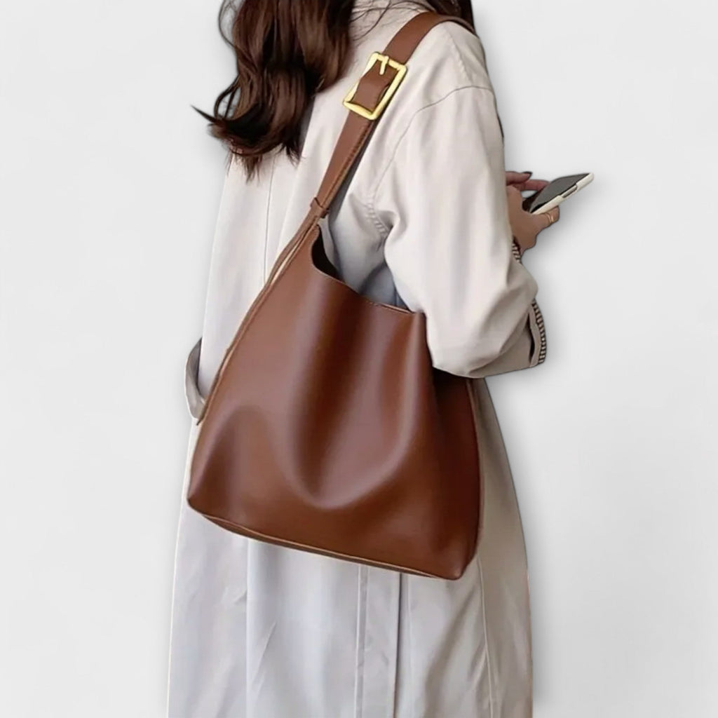Women's Compact Shoulder Bag - Classic Handbag for Summer