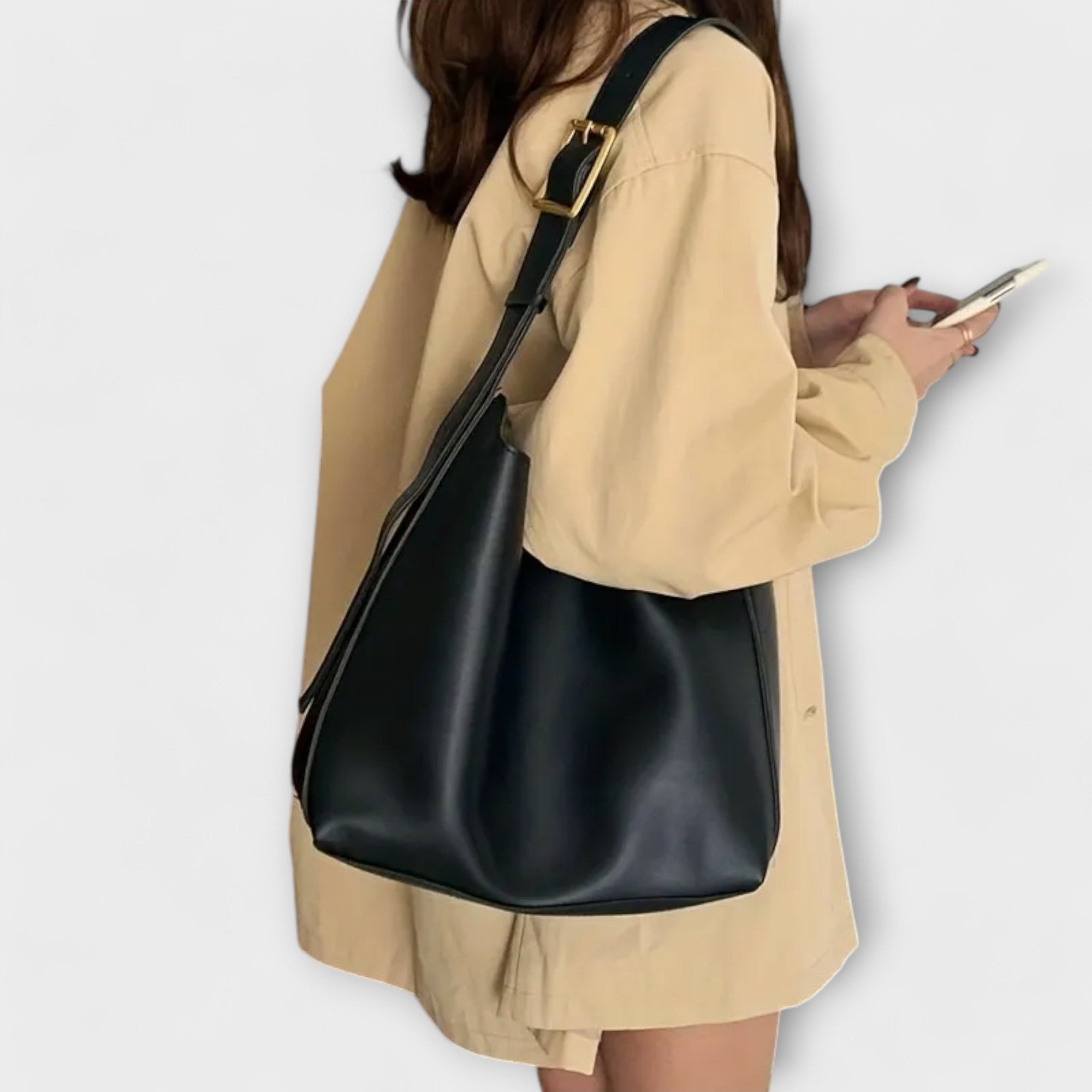 Women's Compact Shoulder Bag - Classic Handbag for Summer
