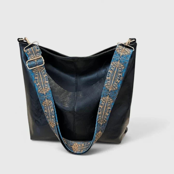 Women's Vintage Shoulder Bag - Black