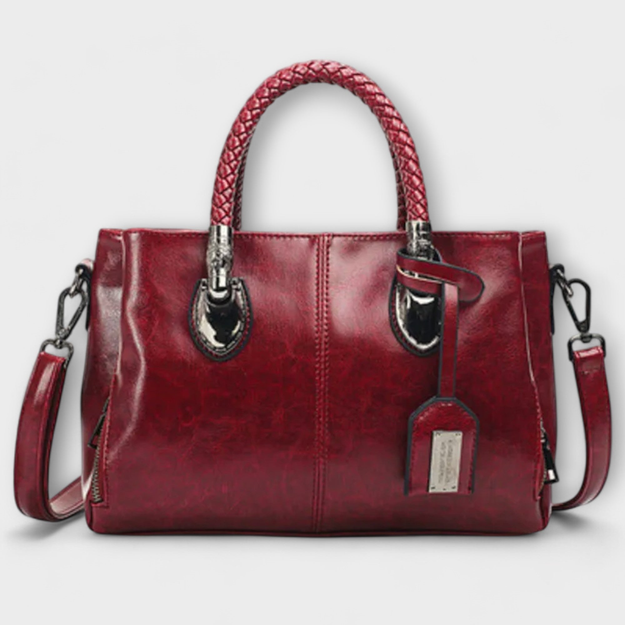 Women's Structured Handbag Top Handle - Elegant Bag for Summer