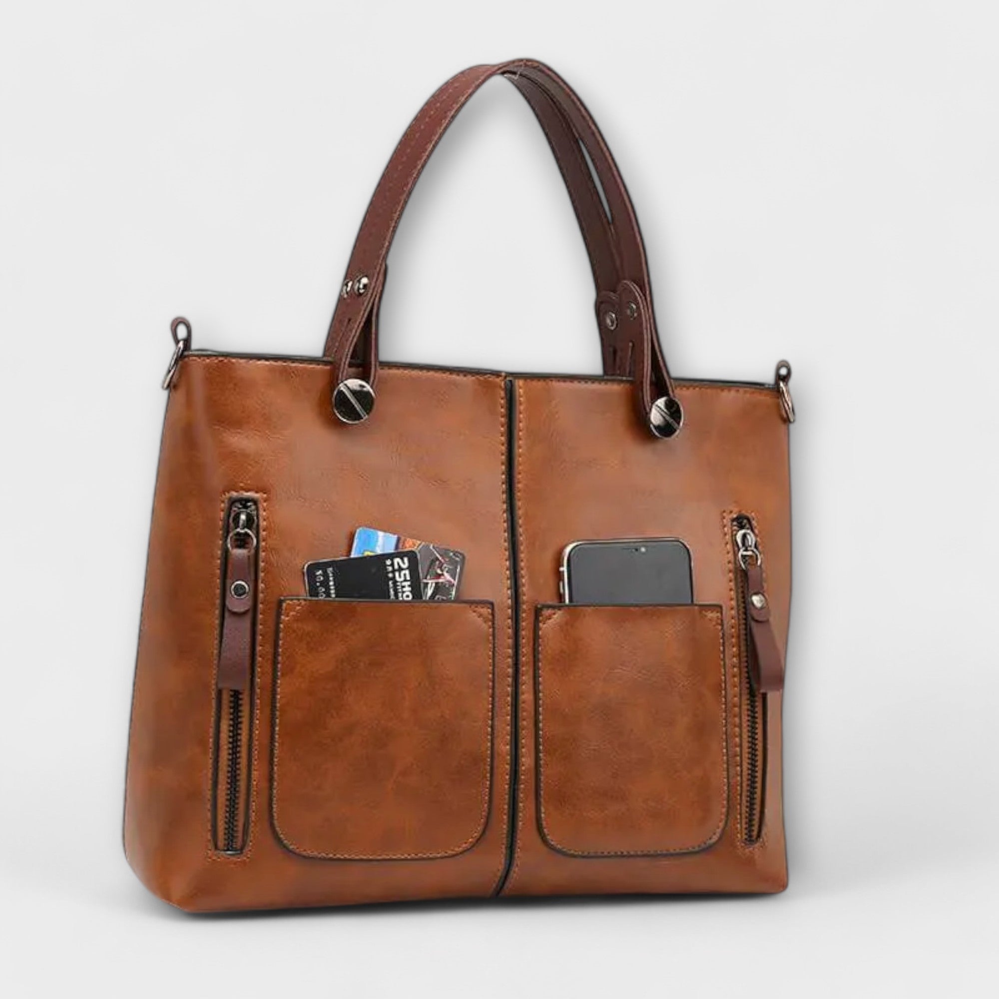 Women's Everyday Functional Handbag - Casual Work Purse for Summer