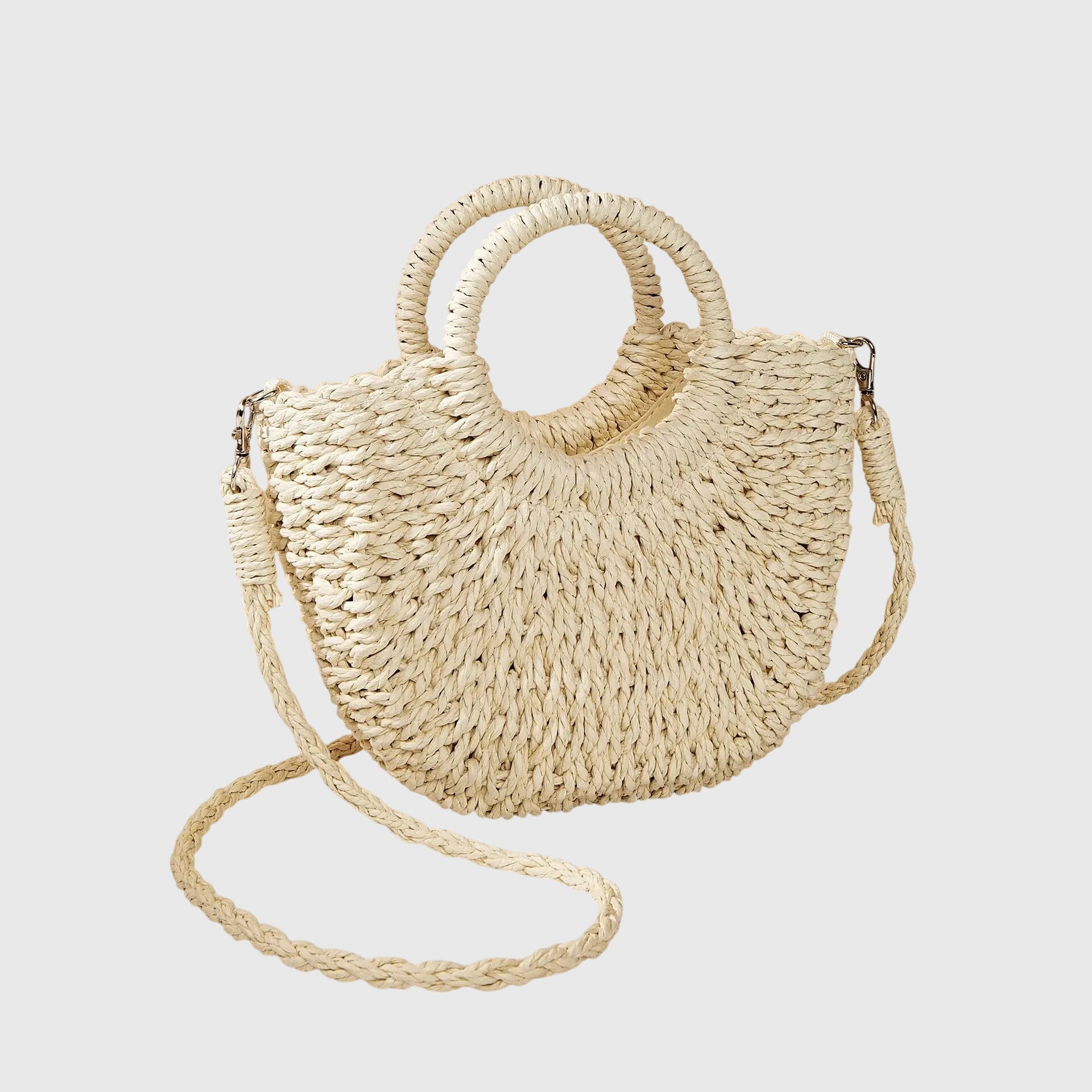 Women's Natural Style Handbag - Casual Summer Purse Everyday