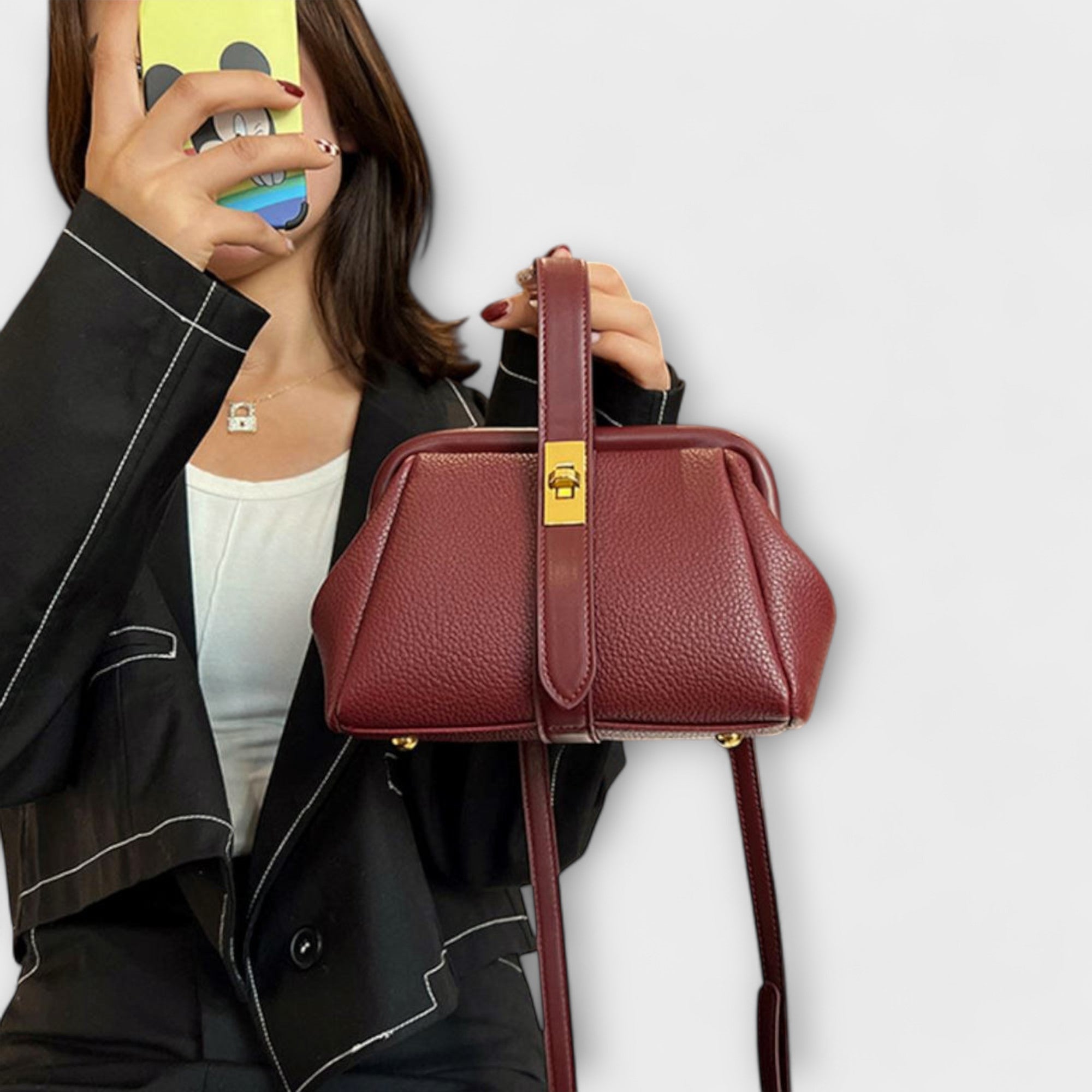 Women's Elegant Mini Handbag - Casual Evening Purse for Summer