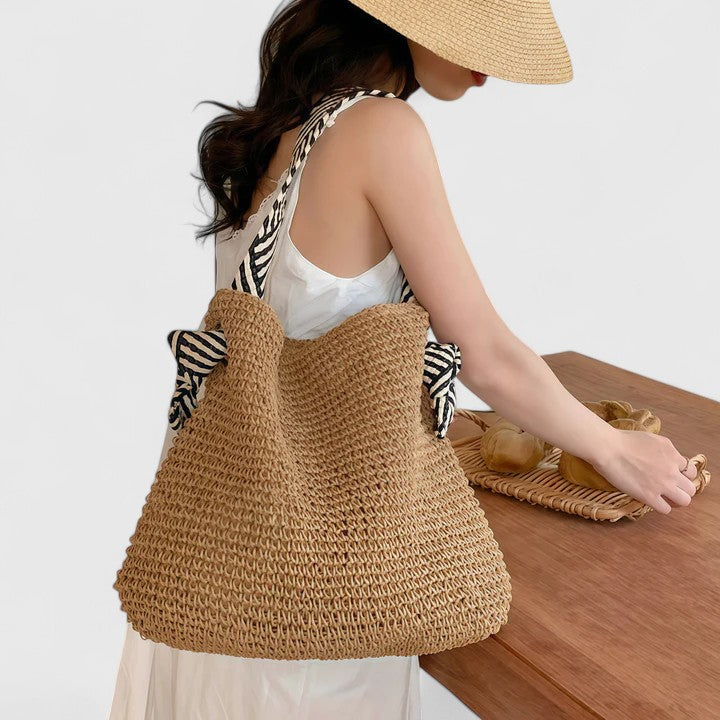 Women's Boho Shoulder Handbag - Casual Everyday Purse for Summer