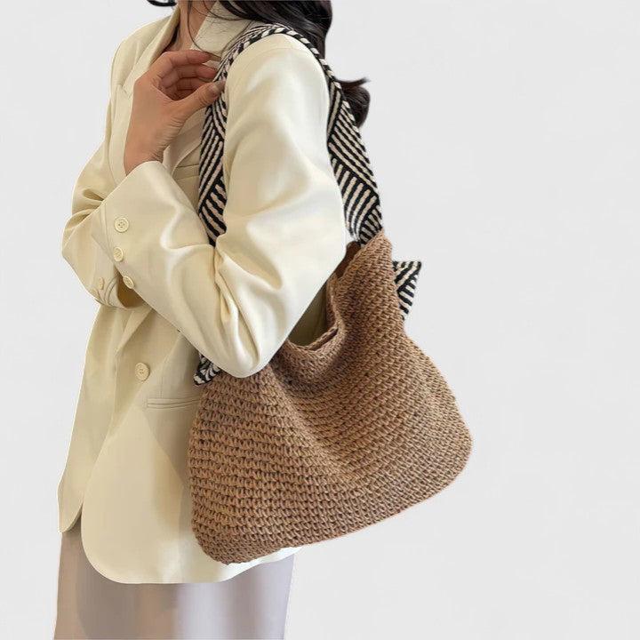 Women's Boho Shoulder Handbag - Casual Everyday Purse for Summer
