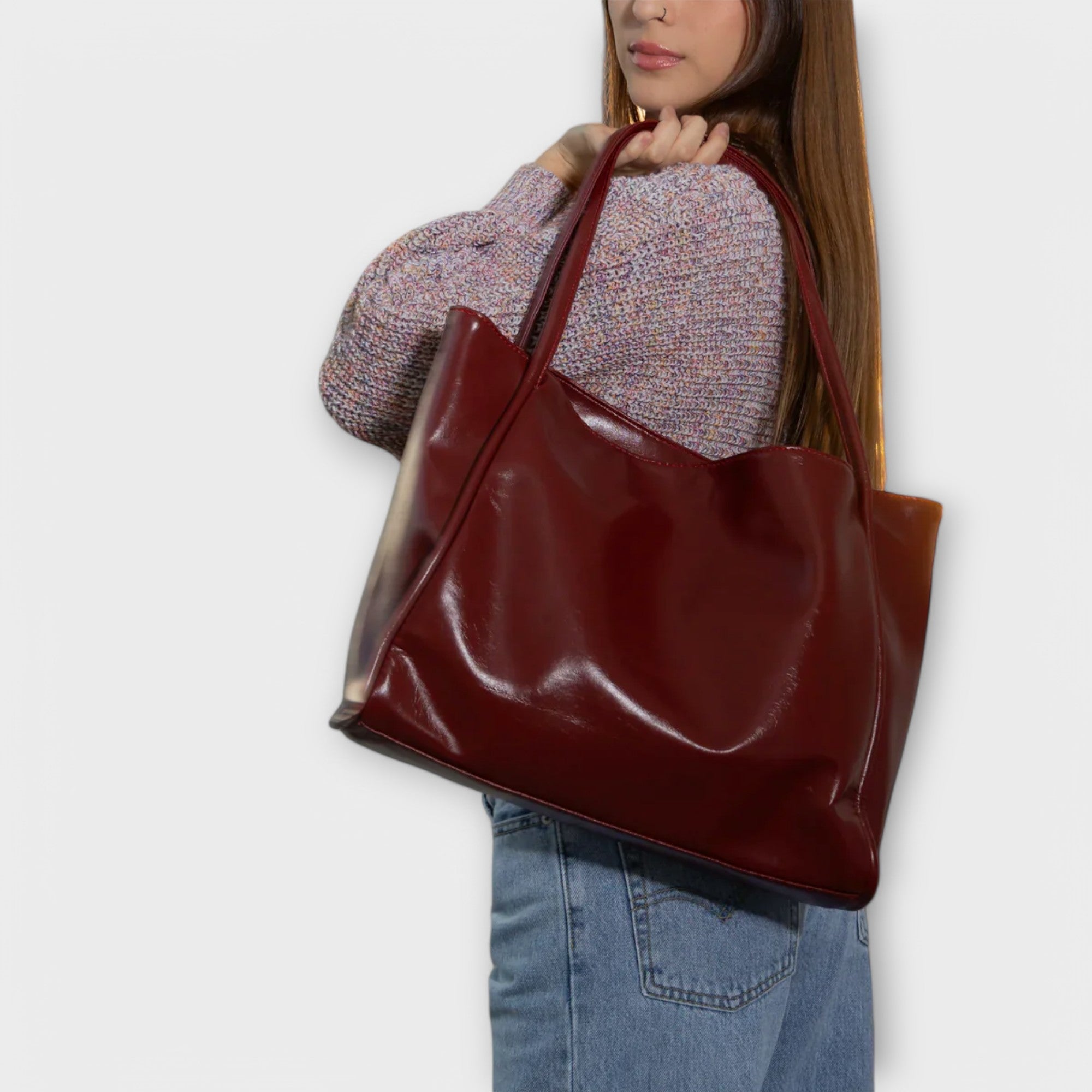 Women's Structured Everyday Handbag - Casual Summer Purse