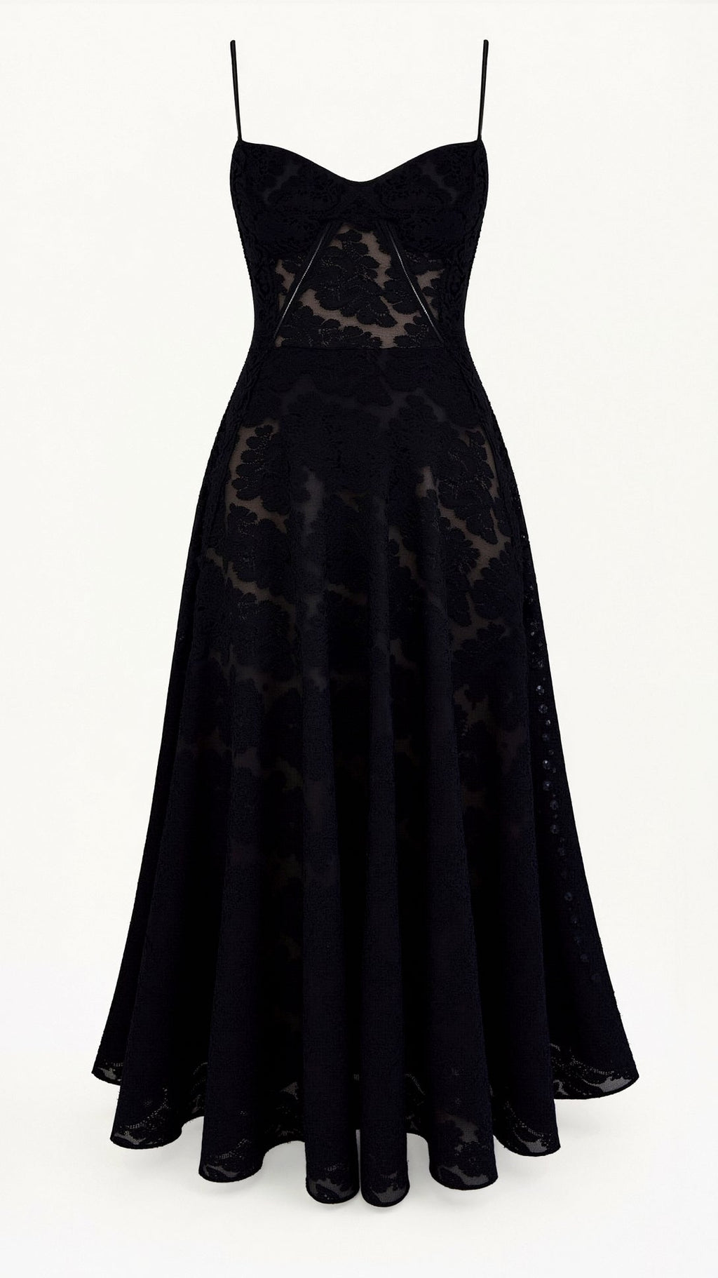 Women's Slip Corset-Back Maxi Dress