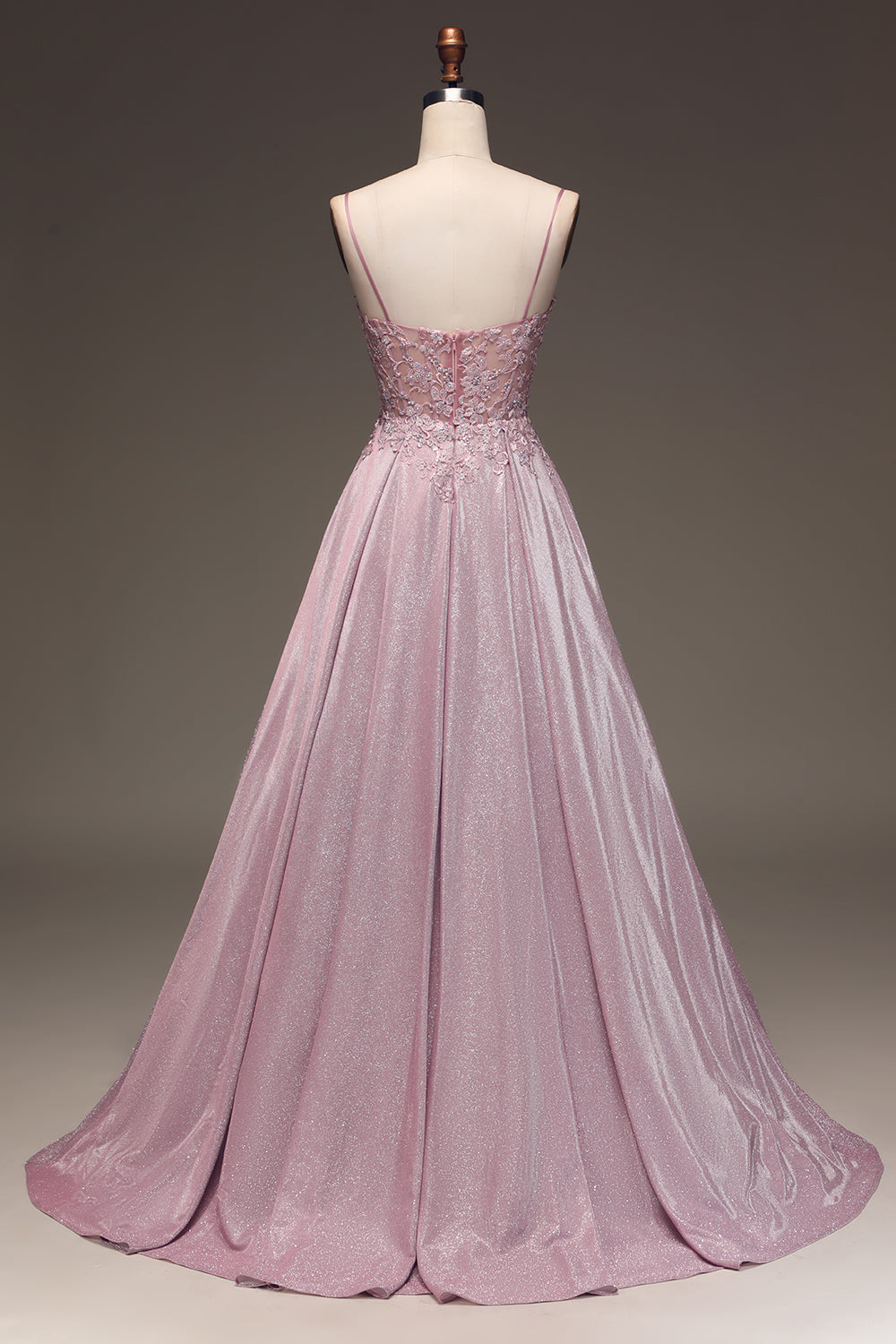 Women's Floral Bodice Ball Gown Maxi Dress
