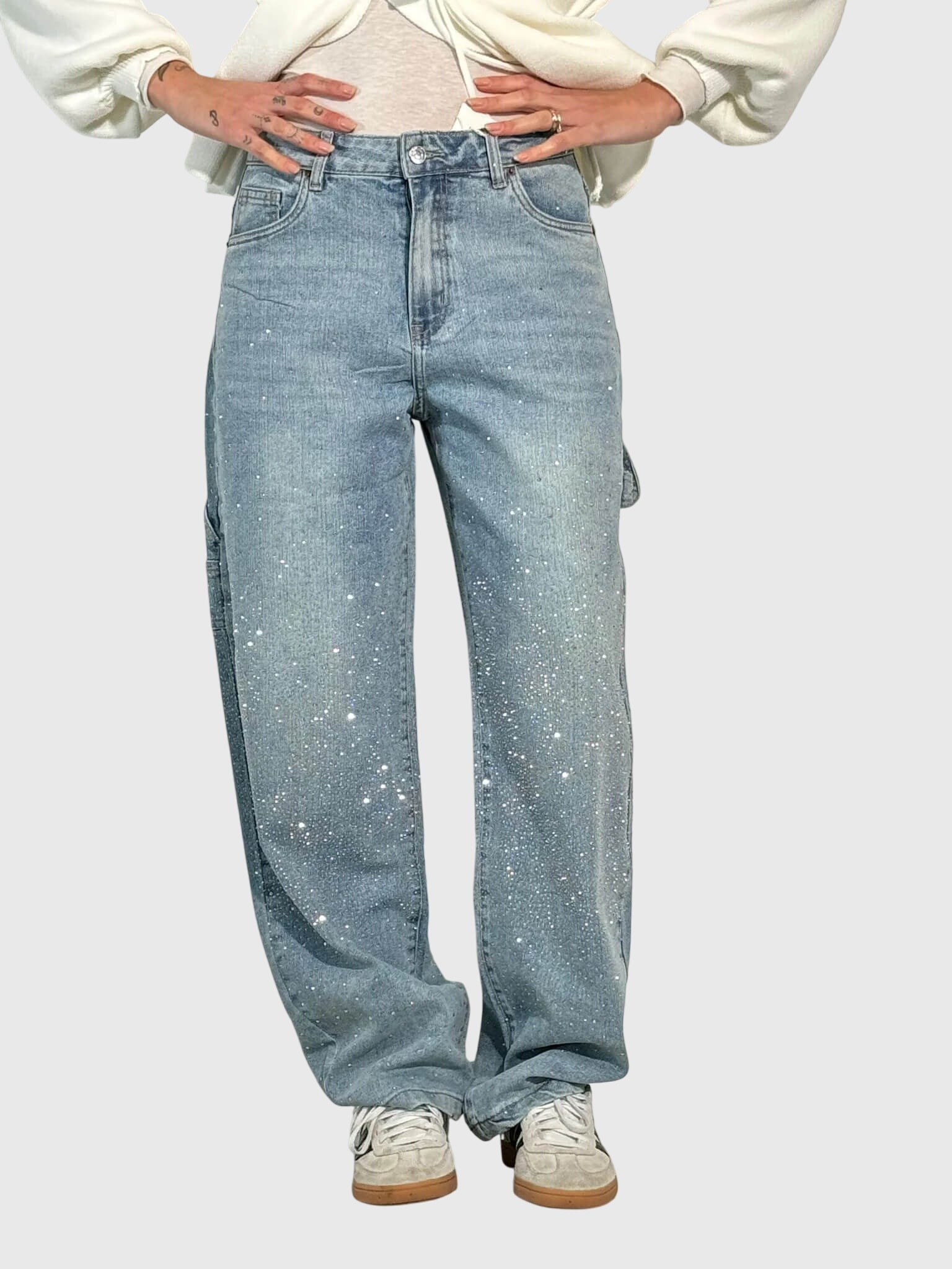 Women's Wide Leg Jeans High Rise