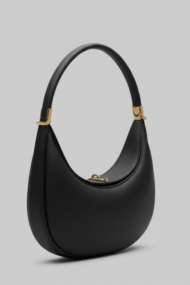 Women's Crescent Shoulder Bag - Small Handbag for Summer