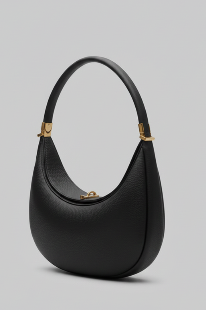 Women's Crescent Shoulder Bag - Small Handbag for Summer