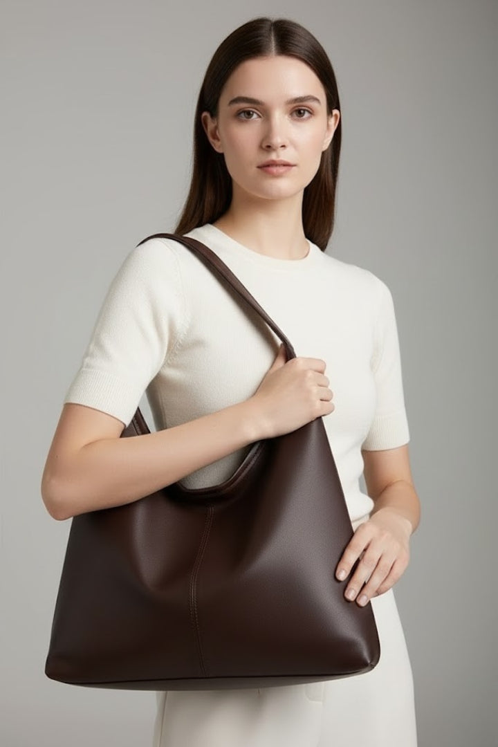 Women's Large Tote Bag for Work - Shoulder Handbag for Summer