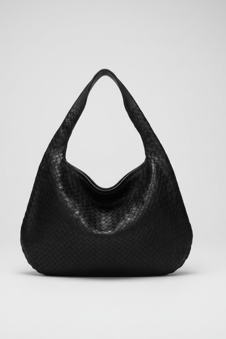 Women's Curved Shoulder Bag - Everyday Handbag for Summer