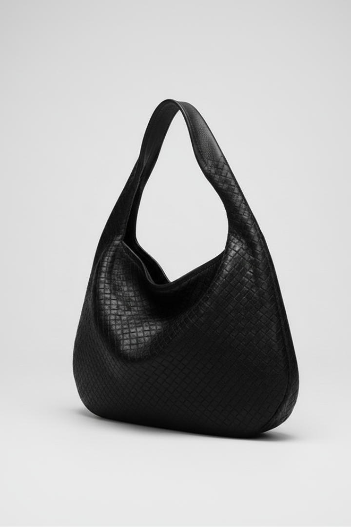 Women's Curved Shoulder Bag - Everyday Handbag for Summer