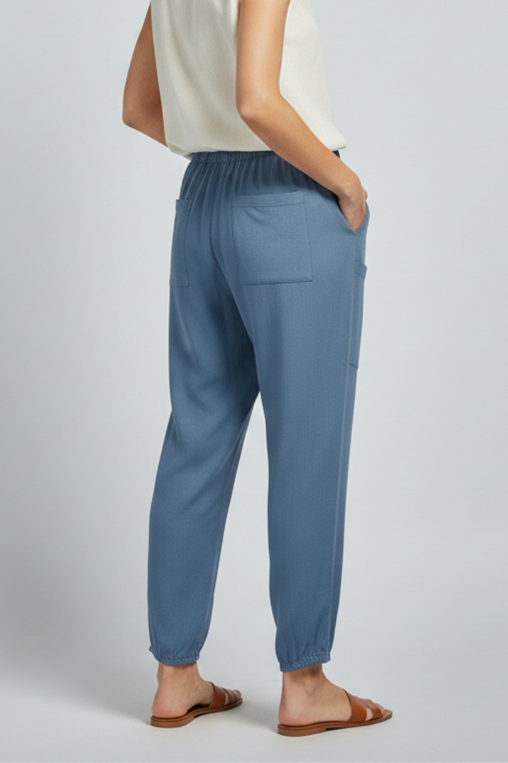 Women's Drawstring Straight Leg Trousers