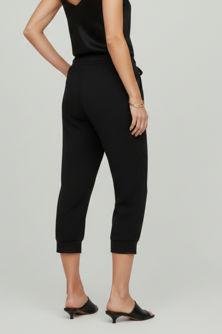 Women's Capri Trousers Drawstring