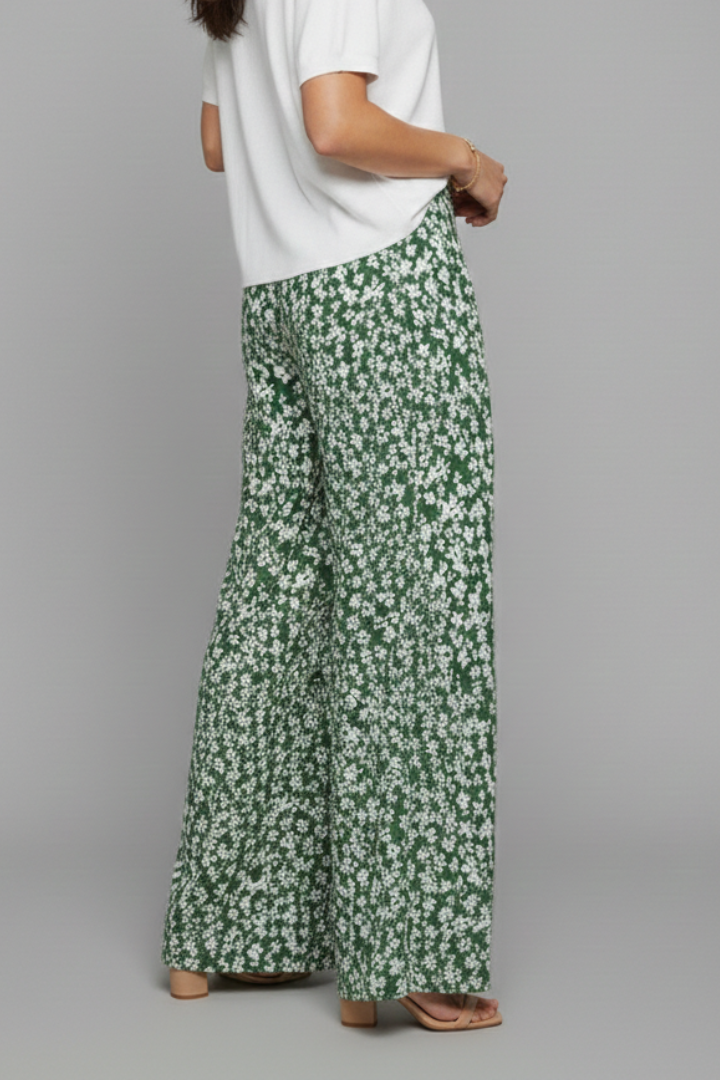 Women's Floral Palazzo Pants Wide Leg