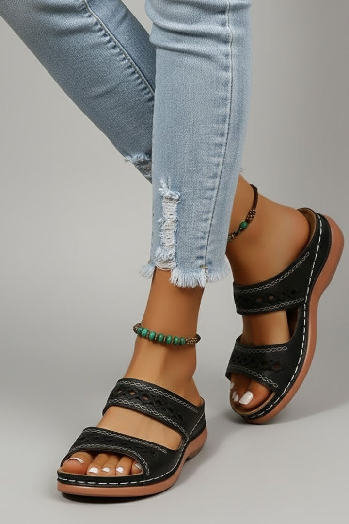Women's Orthopedic Cutout Slide Sandals