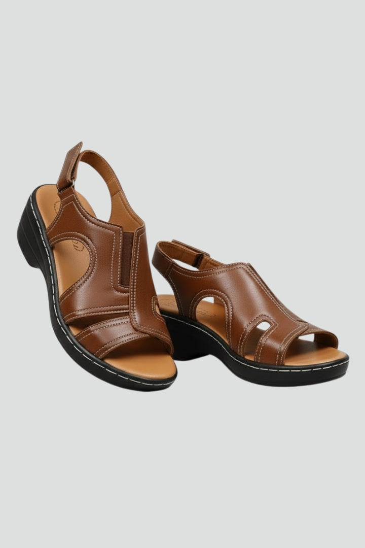Women's Orthopedic Cutout Platform Sandals