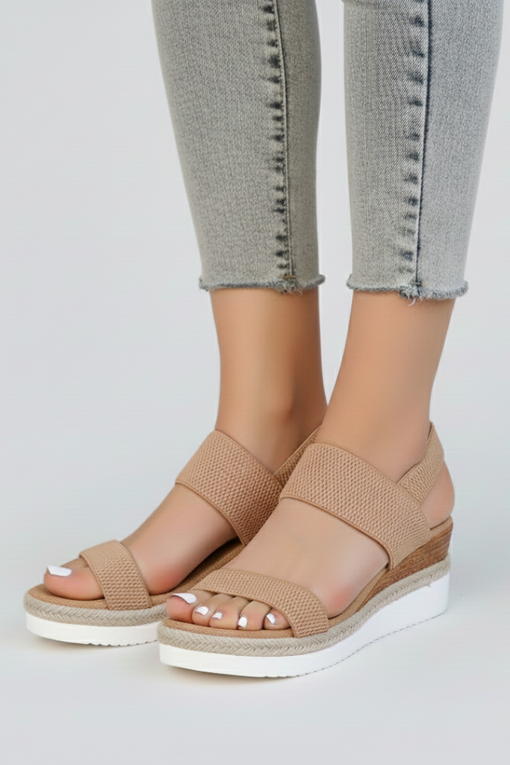 Women's Orthopedic Platform Slip-On Sandals