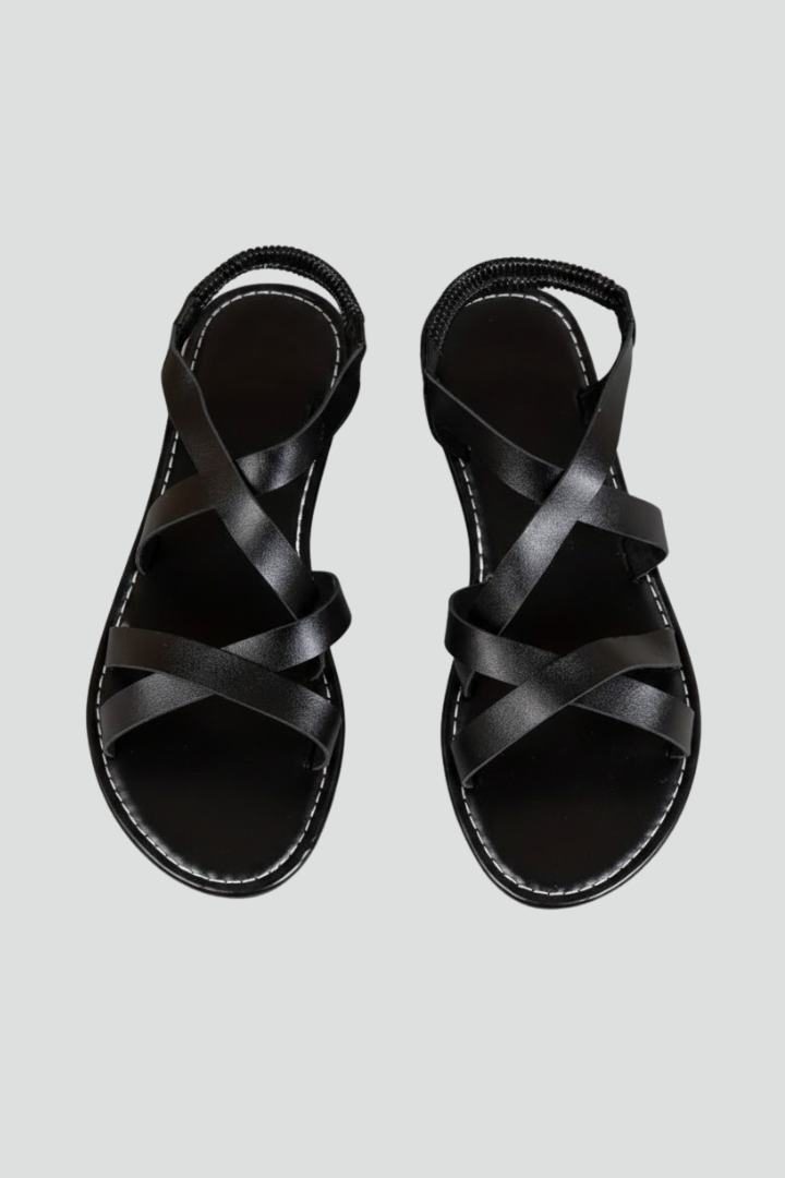 Women's Orthopedic Modern Crisscross Flat Sandals