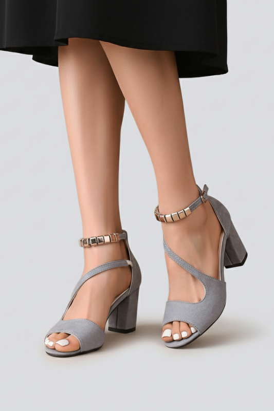 Women's Orthopedic Crisscross Block-Heel Sandals