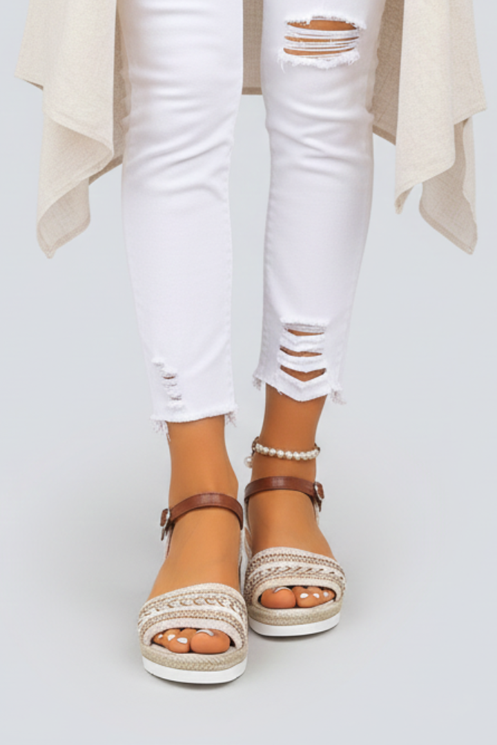 Women's Orthopedic Elegant Strappy Heeled Sandals