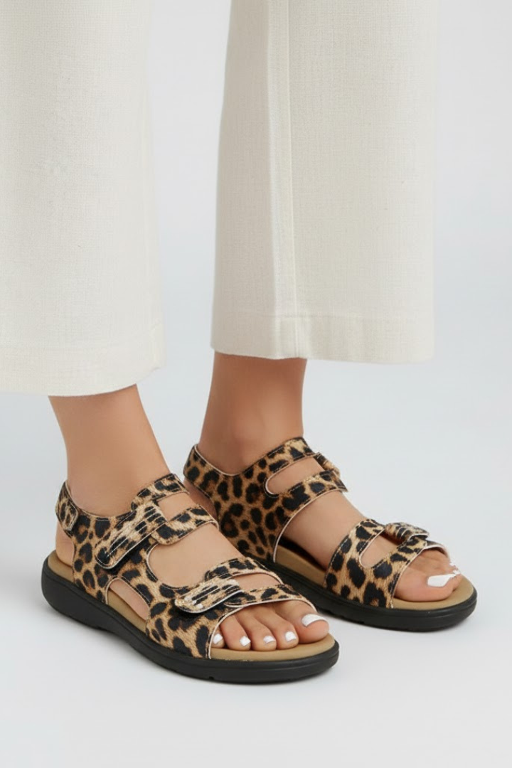 Women's Orthopedic Multi-Strap Low Heel Sandals