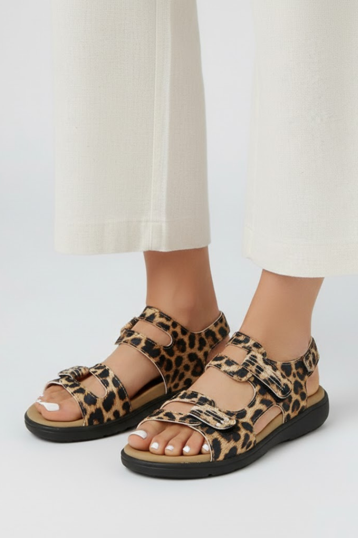Women's Orthopedic Multi-Strap Low Heel Sandals
