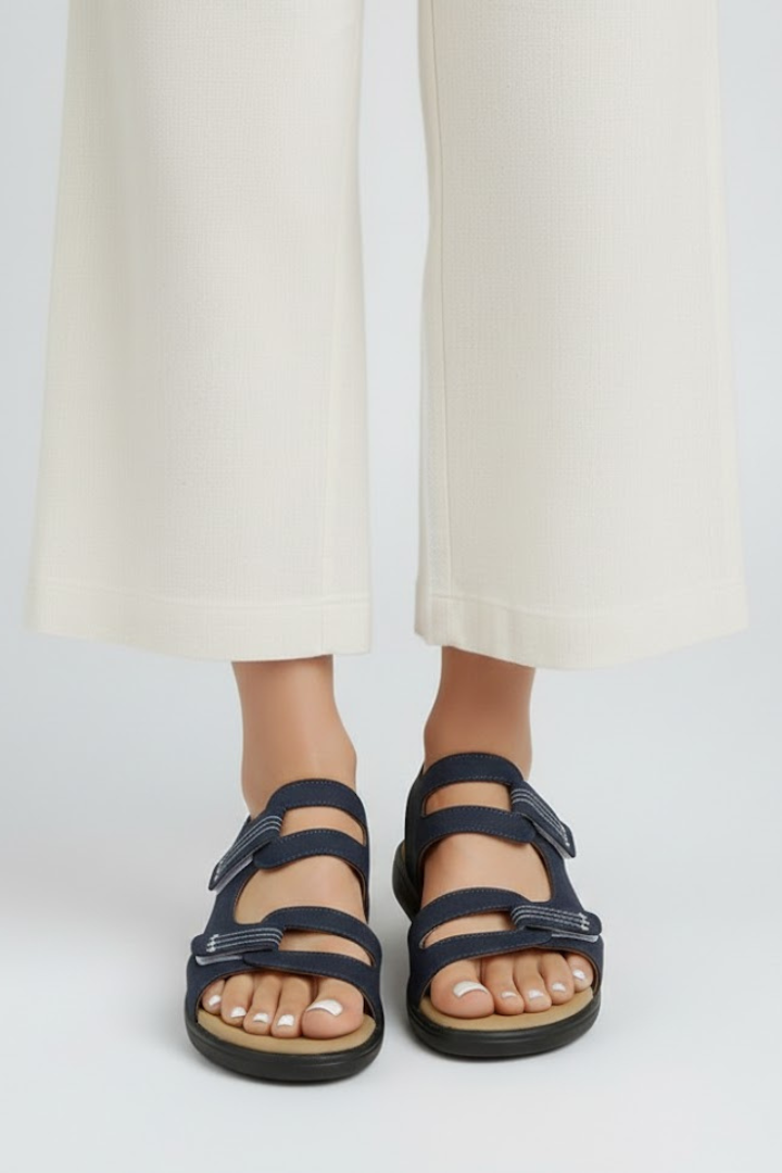 Women's Orthopedic Multi-Strap Low Heel Sandals