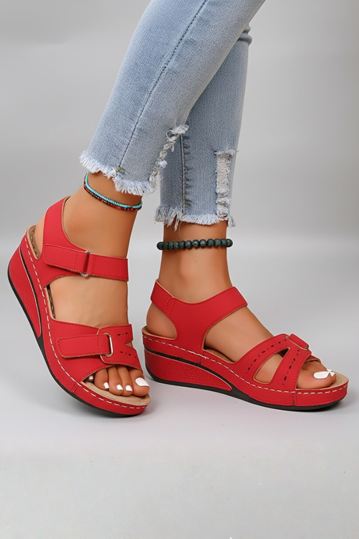 Women's Orthopedic Open-Toe Wedge Sandals