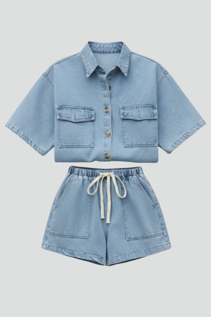 Women's Two Piece Shorts Set
