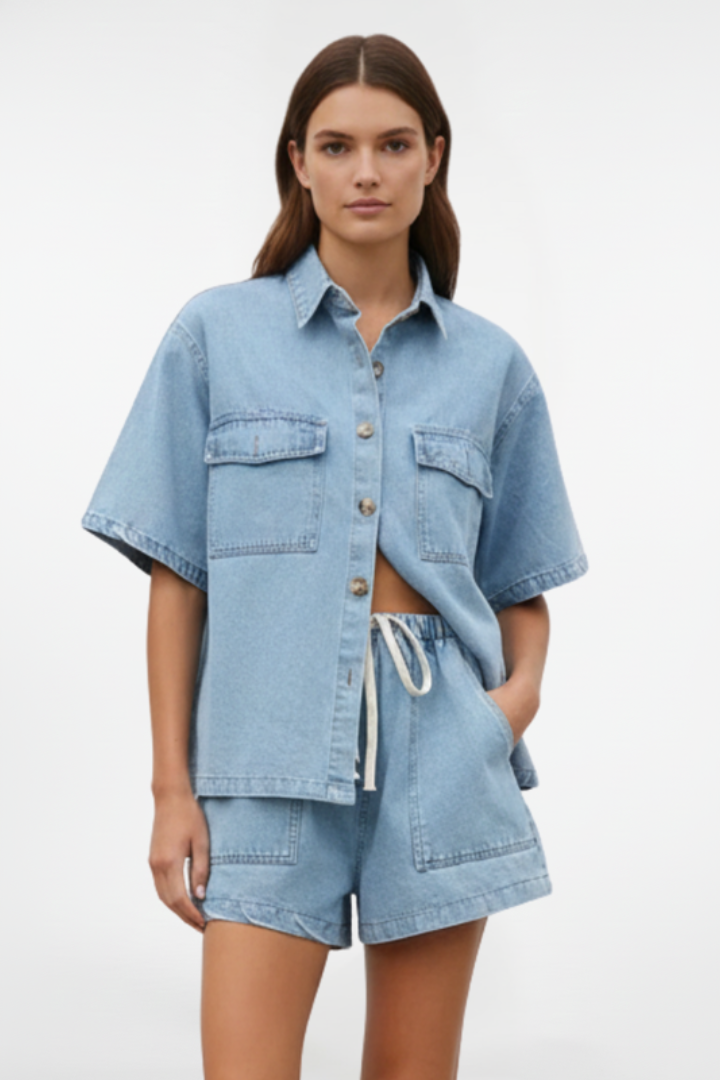 Women's Two Piece Shorts Set