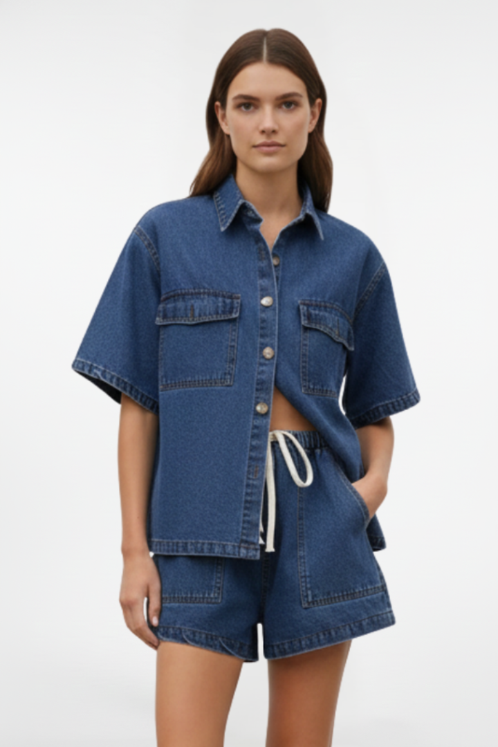 Women's Two Piece Shorts Set